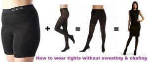 how to avoid thigh chafing whilst wearing tights