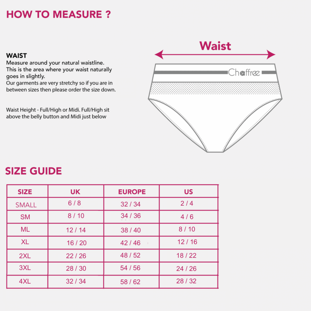 Size Guide » Chaffree